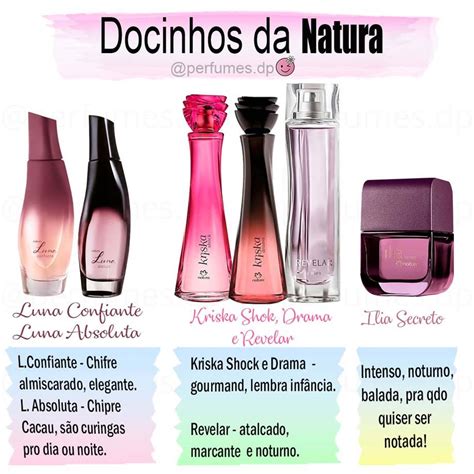 perfumes da natura feminino doce